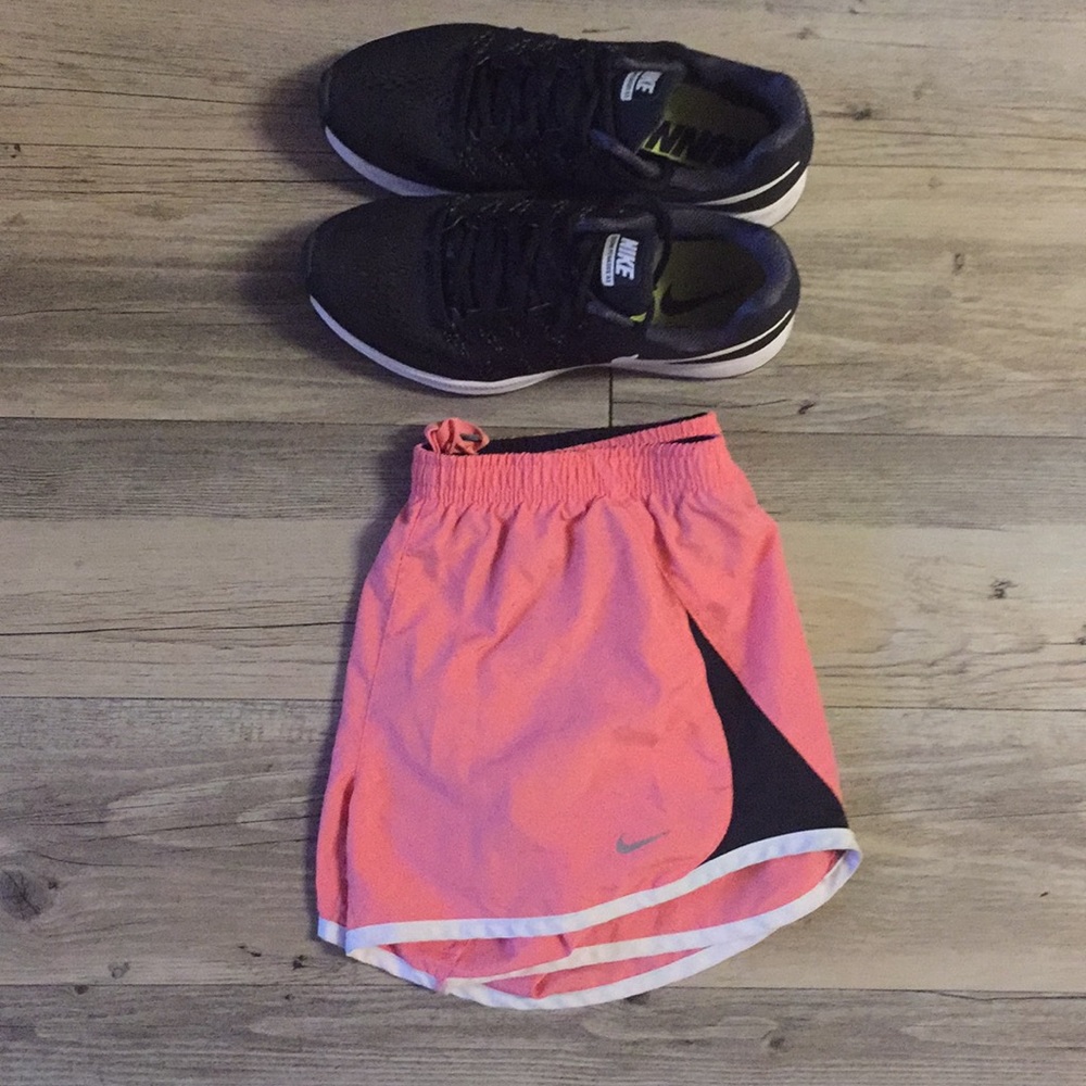 NIKE pink running shorts size small